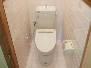お掃除のしやすい節水型トイレになって掃除の手間が省けて快適になりました。