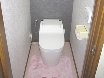 トイレの雰囲気もさわやかな雰囲気に変わり、やって良かったと思います。