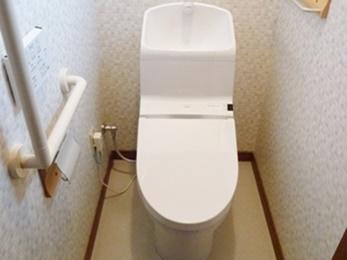 TOTOウォシュレット一体型トイレ『HV』を取り付けました。