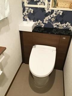 明るくオシャレなトイレに